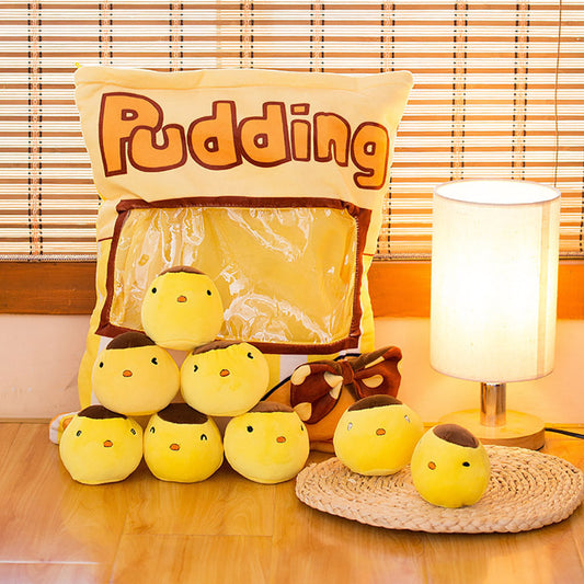 Large Bag Of Snacks And Pillow Plush Toys-0