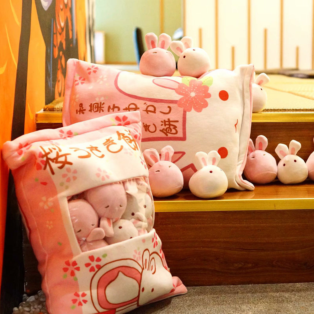 Large Bag Of Snacks And Pillow Plush Toys-1