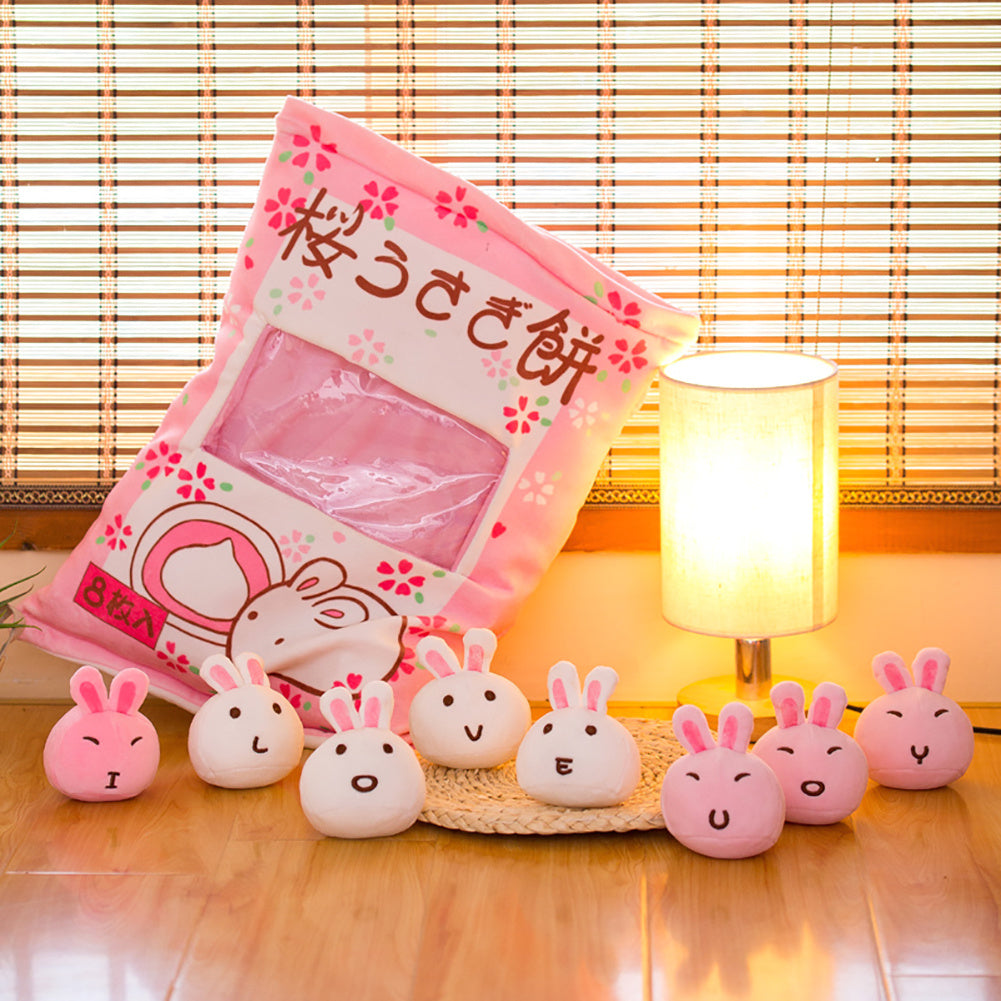 Large Bag Of Snacks And Pillow Plush Toys-3