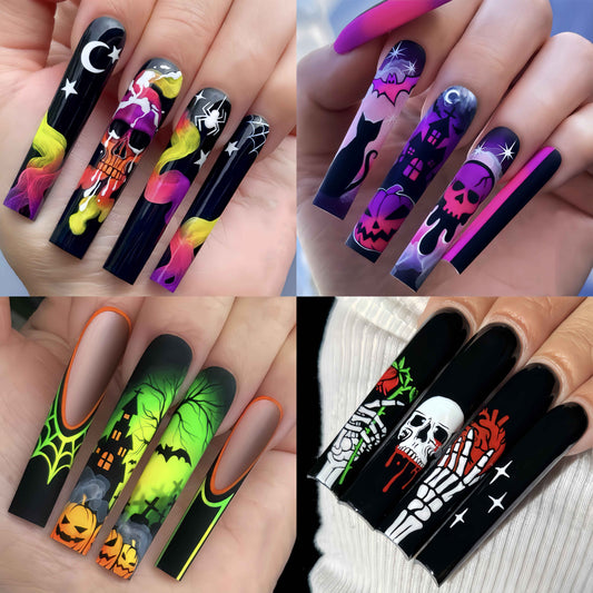 Long Coffin Press-On Nails-0