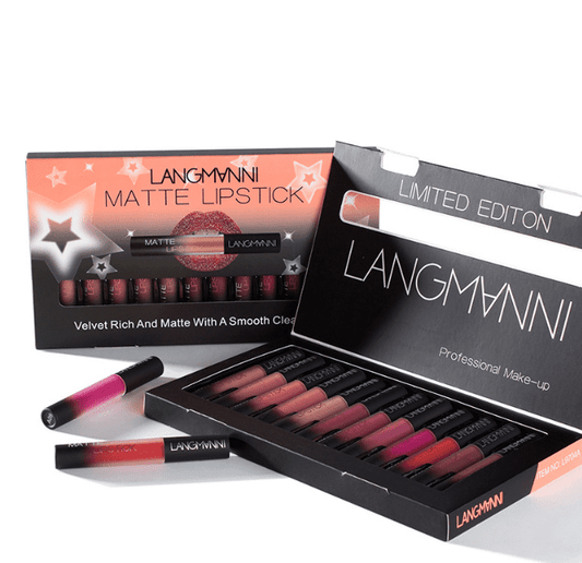 Long-Lasting Matte Velvet Lipstick Set-0