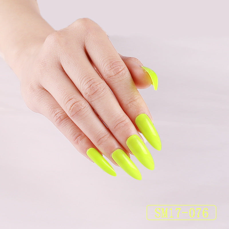 Long Pointed False Nails-6