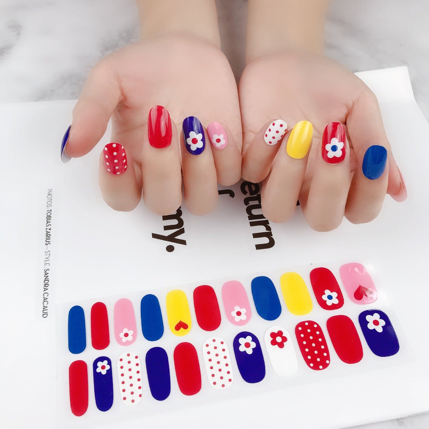 Luxurious Designer Nail Sticker-0