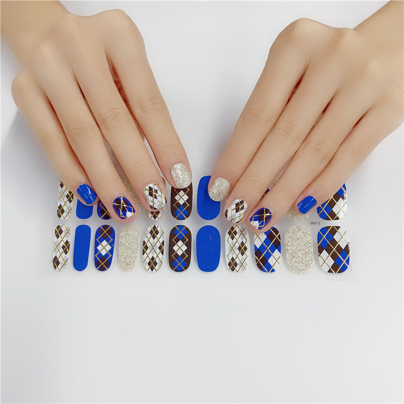 Luxurious Designer Nail Sticker-1