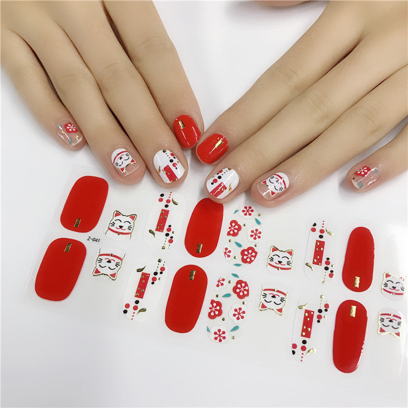 Luxurious Designer Nail Sticker-3