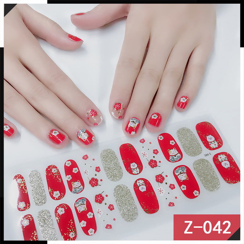 Luxurious Designer Nail Sticker-14