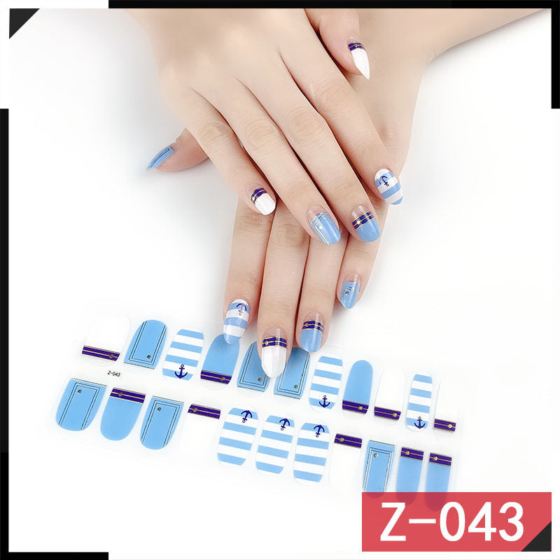 Luxurious Designer Nail Sticker-16
