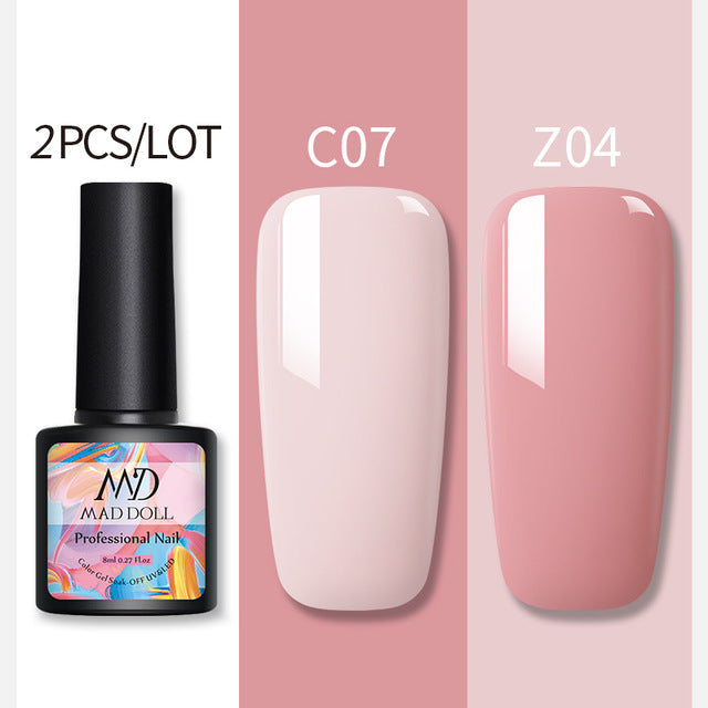 MAD DOL Gelatinous Texture Nail Polish-5