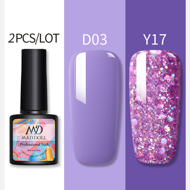 MAD DOL Gelatinous Texture Nail Polish-14