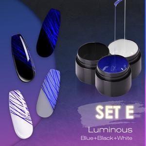 Manicure Luminous Nail Art Spider Nail Gel-13