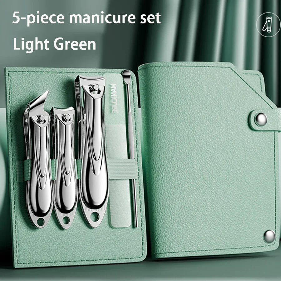 Manicure Set 5 Piece Nail Clipper Kit-8