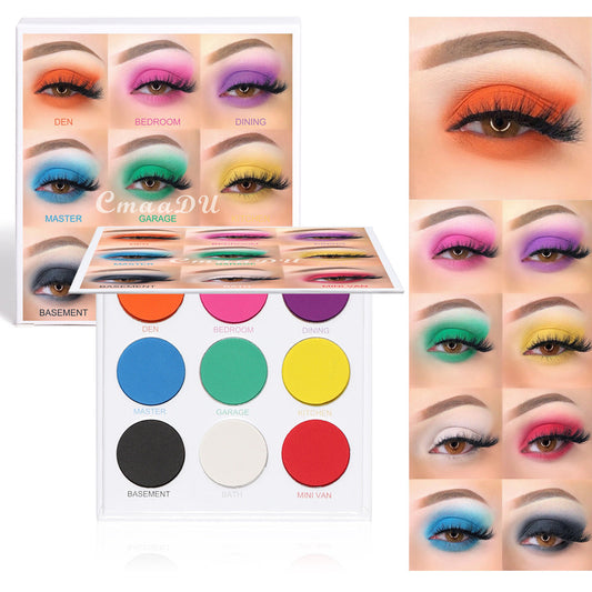 Matte And Metallic Glitter Eyeshadow Palette-0