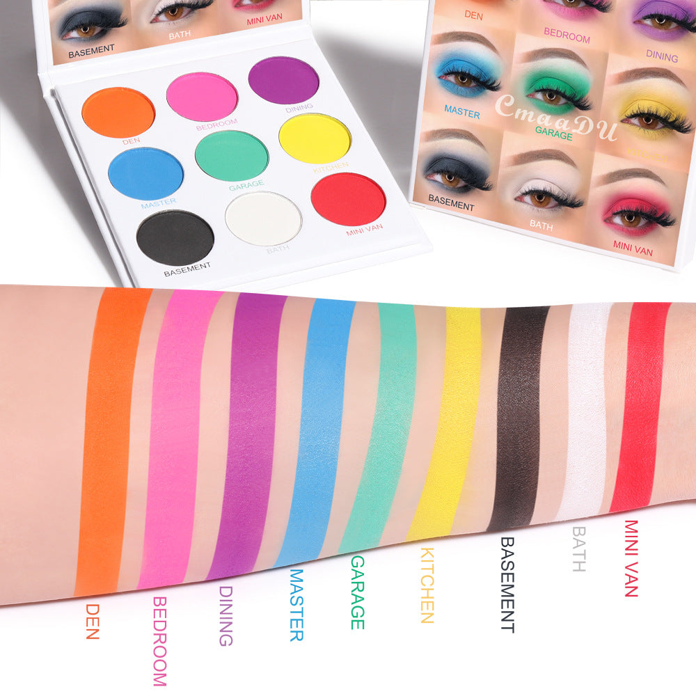 Matte And Metallic Glitter Eyeshadow Palette-2