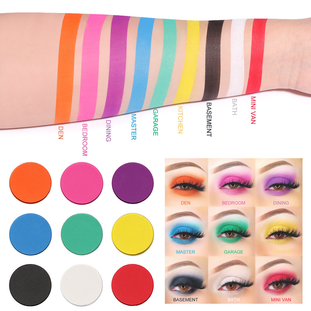 Matte And Metallic Glitter Eyeshadow Palette-4