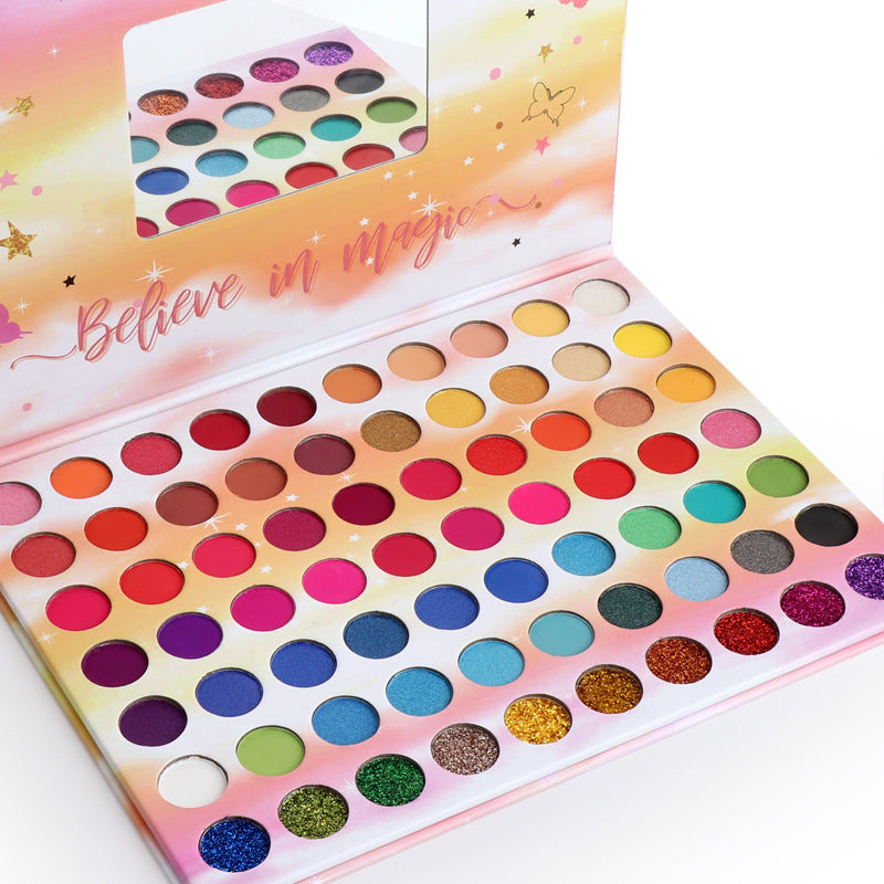 Matte Glitter Metal Eyeshadow Palette-3