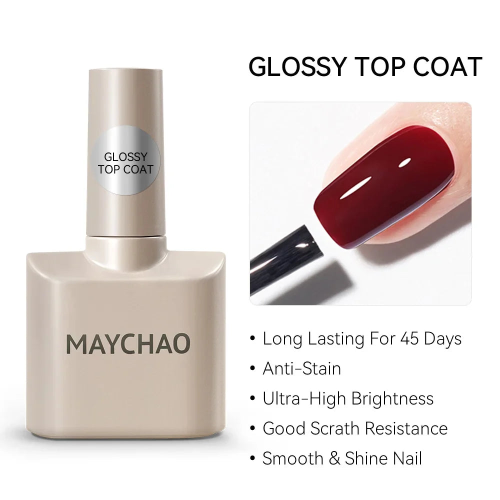 Maychao 12ml Cat Eye Gel Nail Polish Rainbow Effect-34