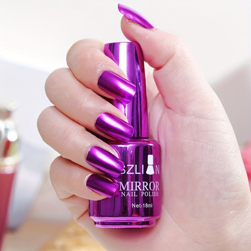 Mirror Effect Nail Polish-7