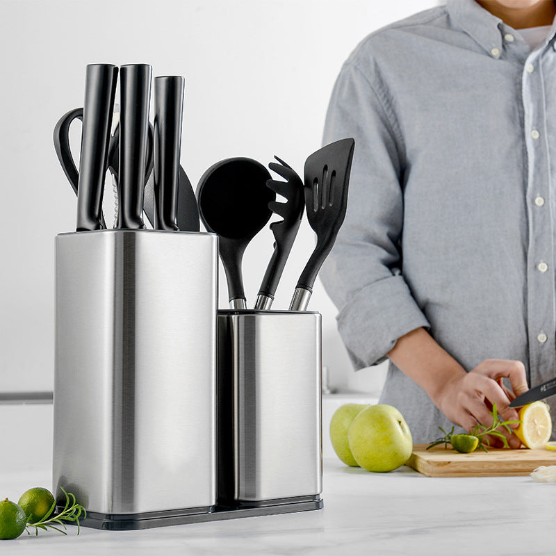Modern Stainless Steel Knife Holder Set-4