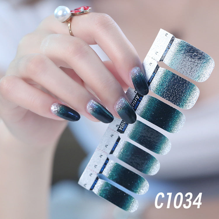 Nail polish nail sticker-3