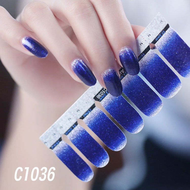 Nail polish nail sticker-5