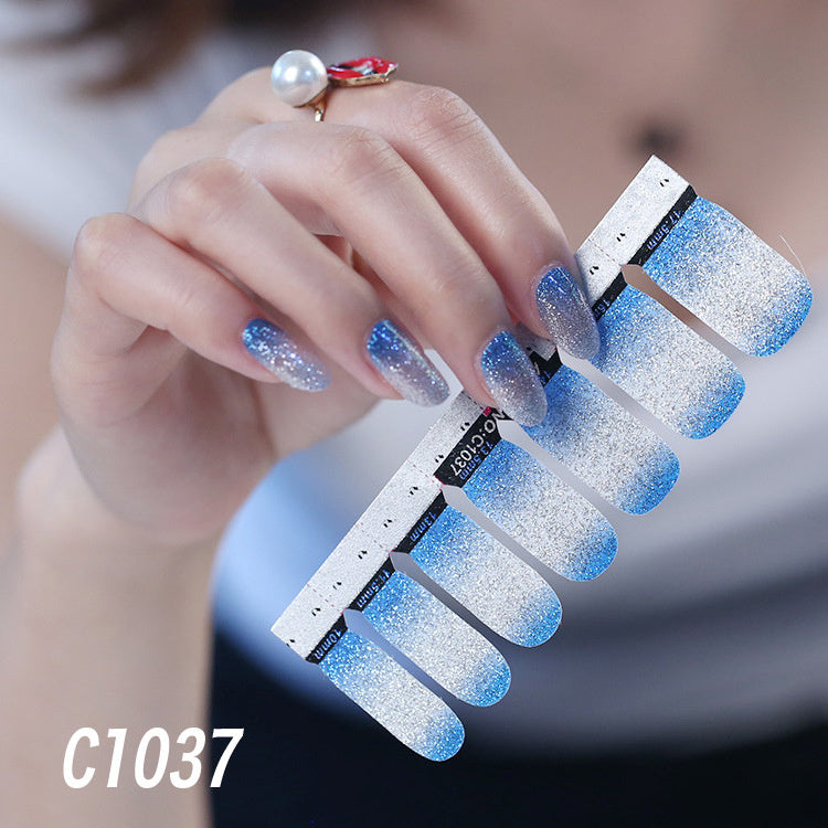 Nail polish nail sticker-6