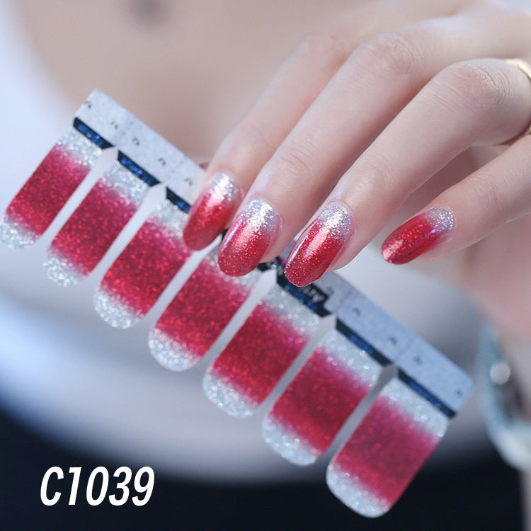 Nail polish nail sticker-8