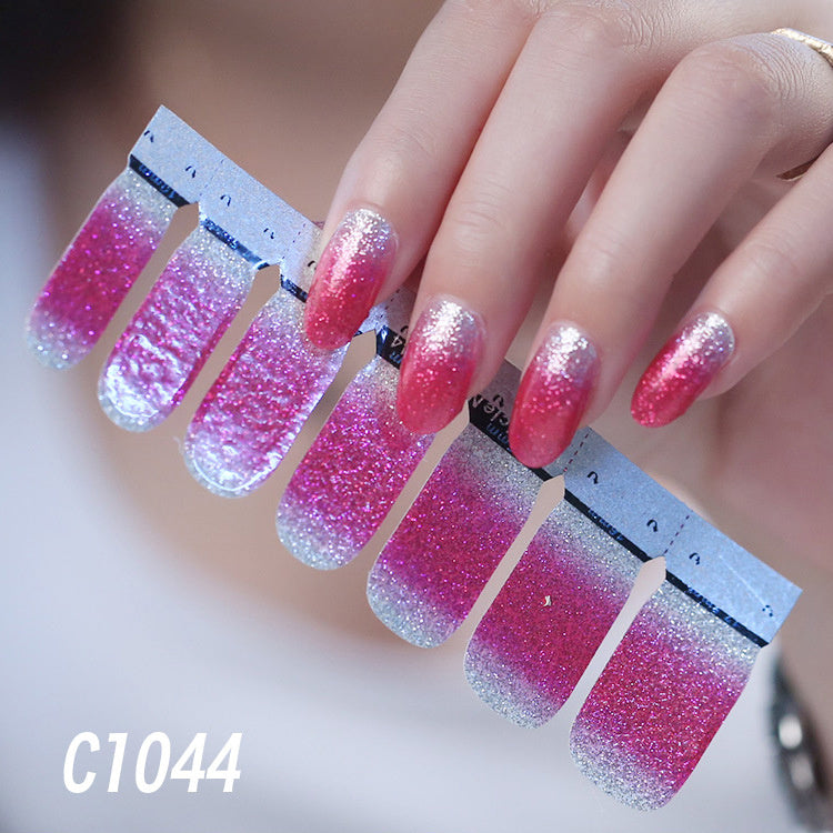 Nail polish nail sticker-13