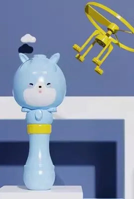 New Cute Baby Bubble Blowing Bamboo-copter Machine Toys-5