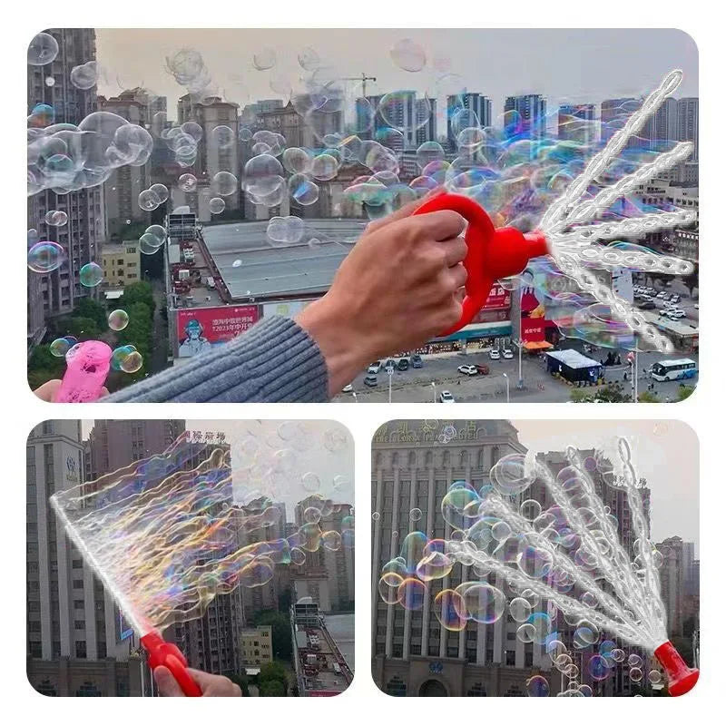 New Cute Happy Bubble Stick 32 Holes Five Claws Toys-2