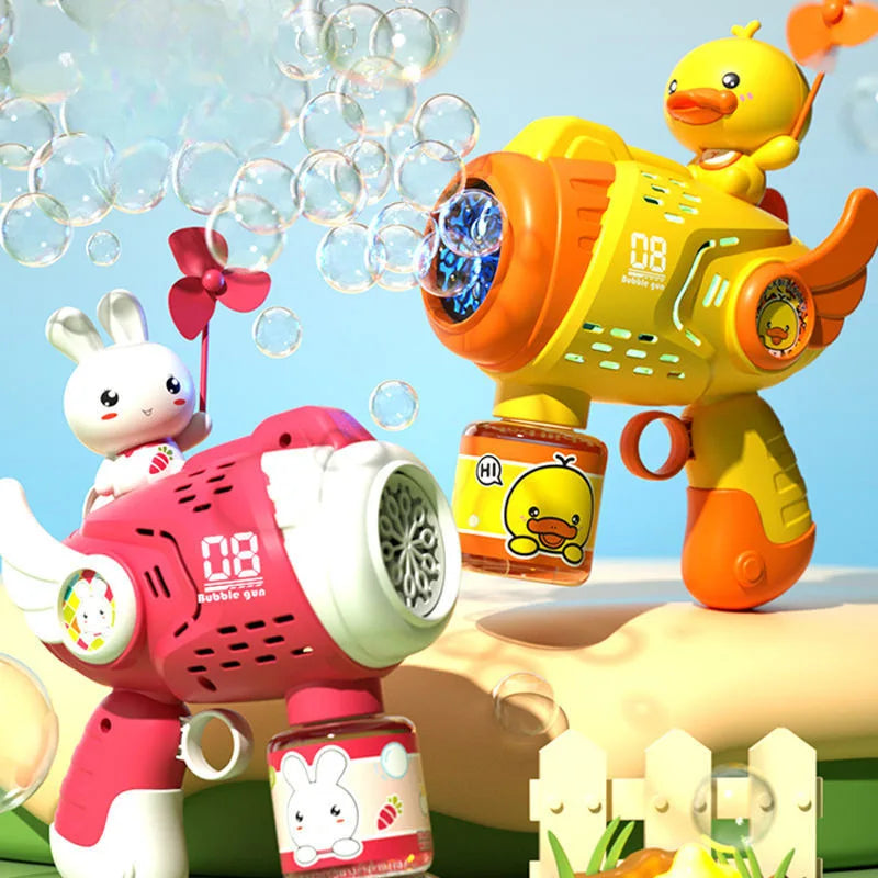New Little Yellow Duck Bubble Gun Toy-1