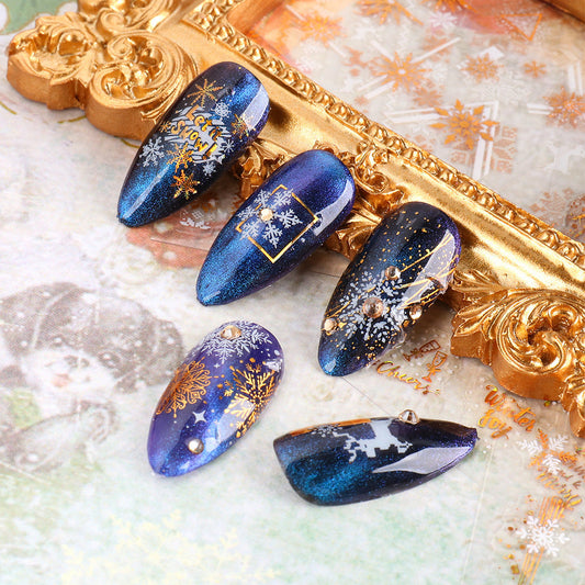 New Nail Stickers 3D Christmas Series-0