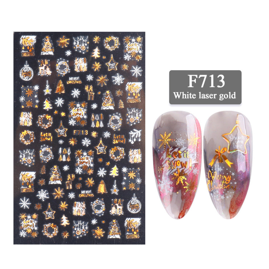 New Nail Stickers 3D Christmas Series-3