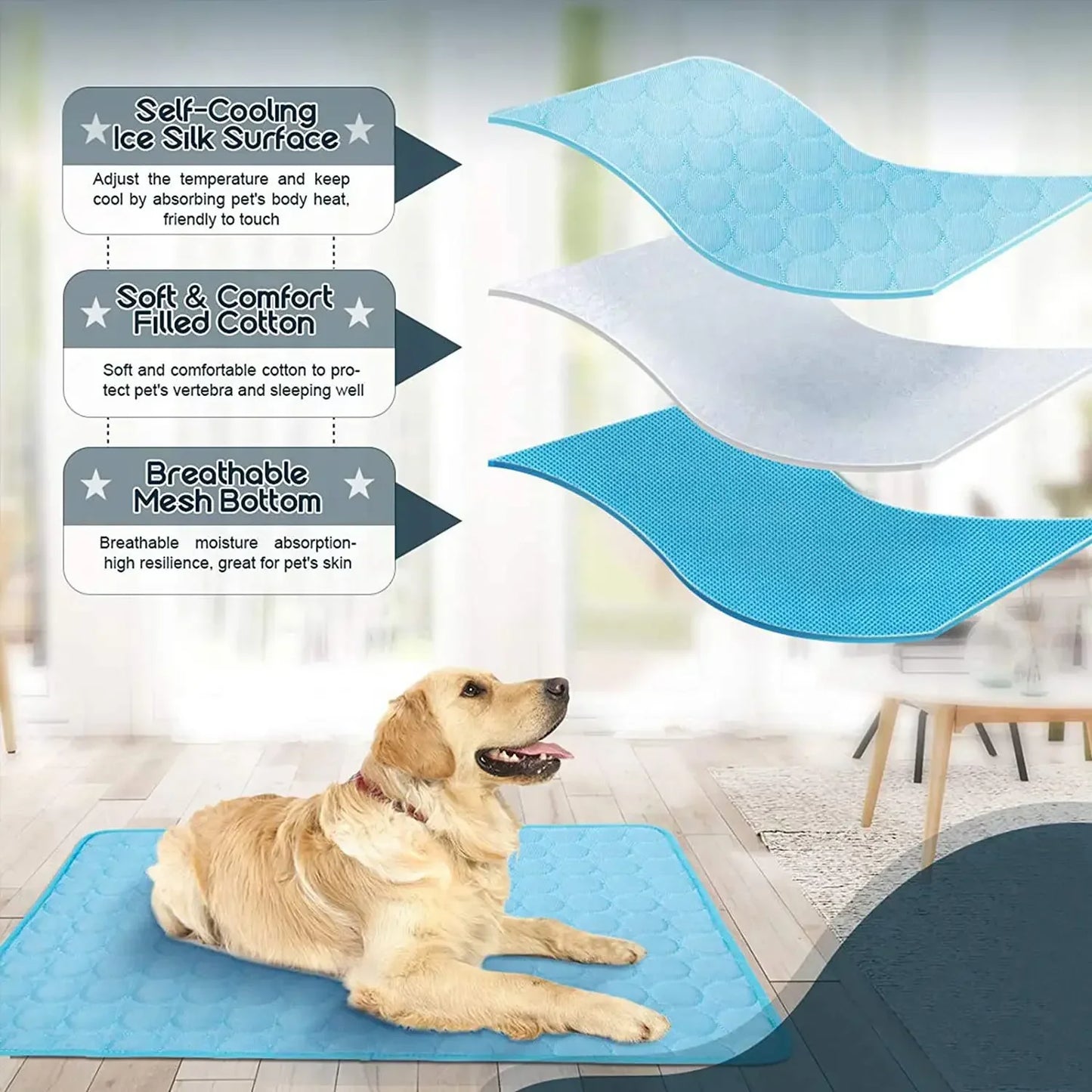 Nonor Dog Cooling Mat for Summer Comfort-3