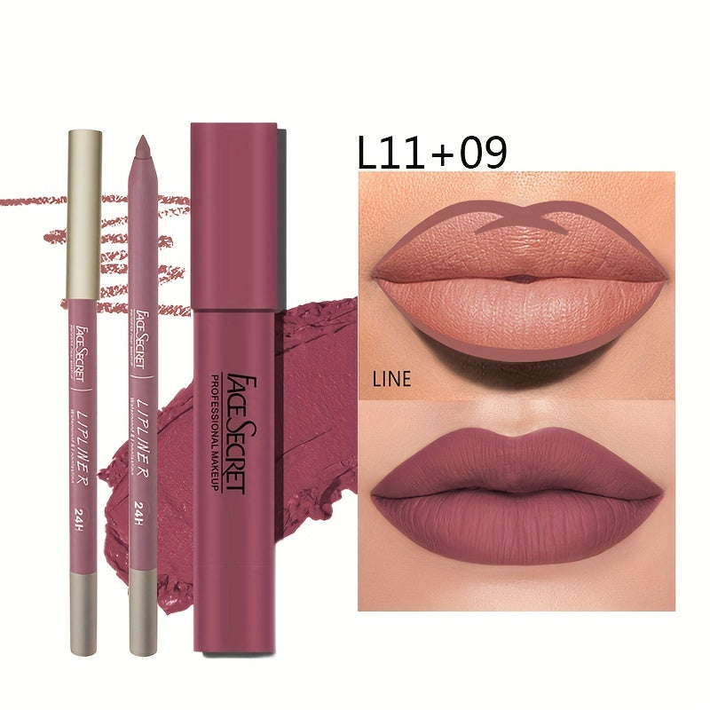Nude Glam Duo Lip Set-3