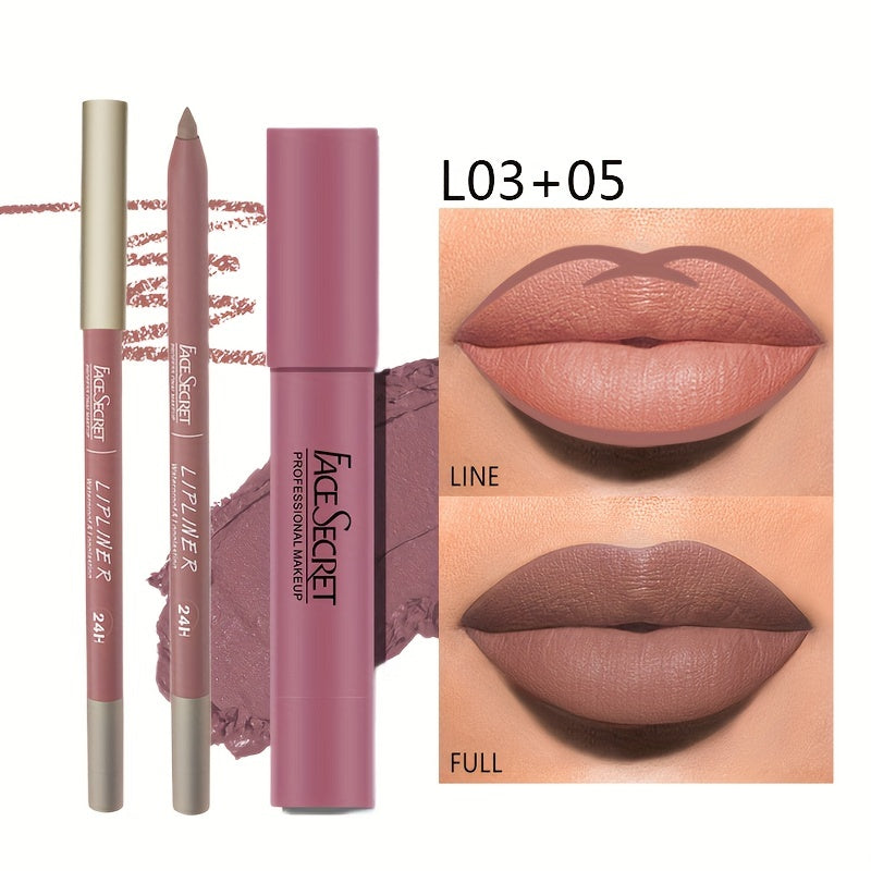 Nude Glam Duo Lip Set-4