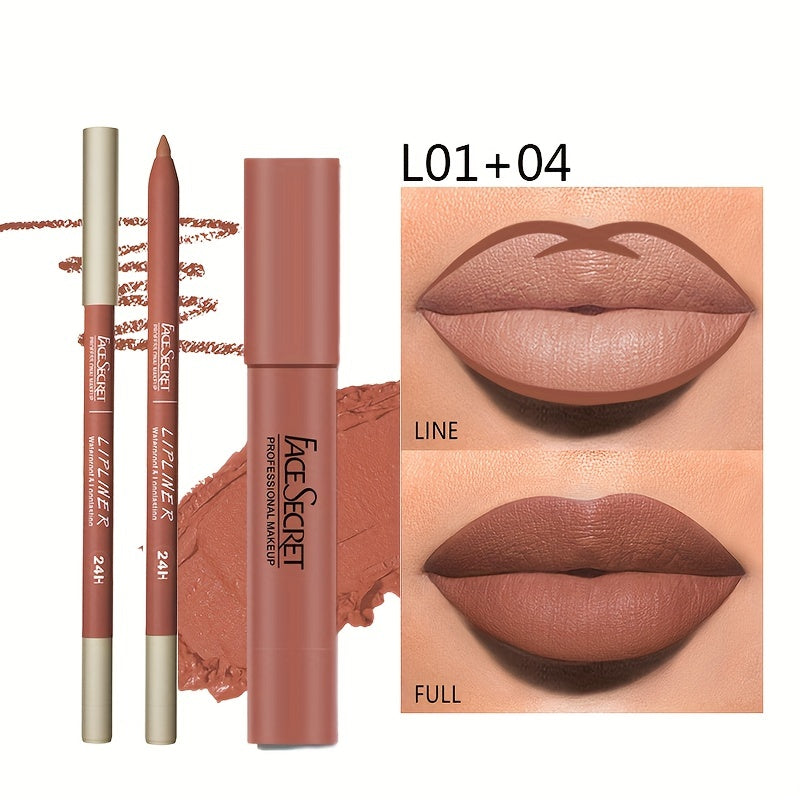 Nude Glam Duo Lip Set-5
