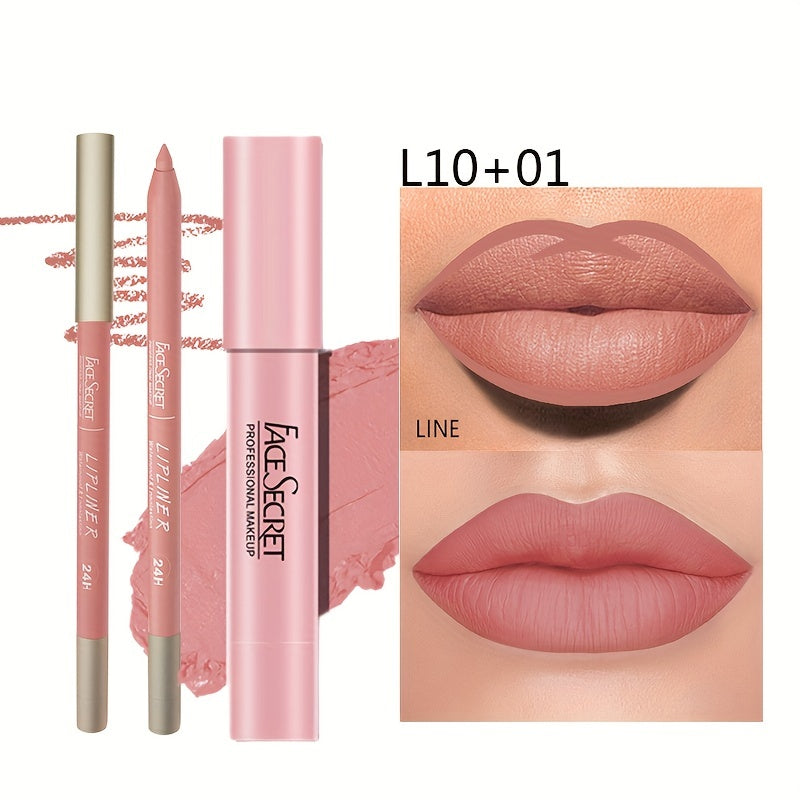 Nude Glam Duo Lip Set-7