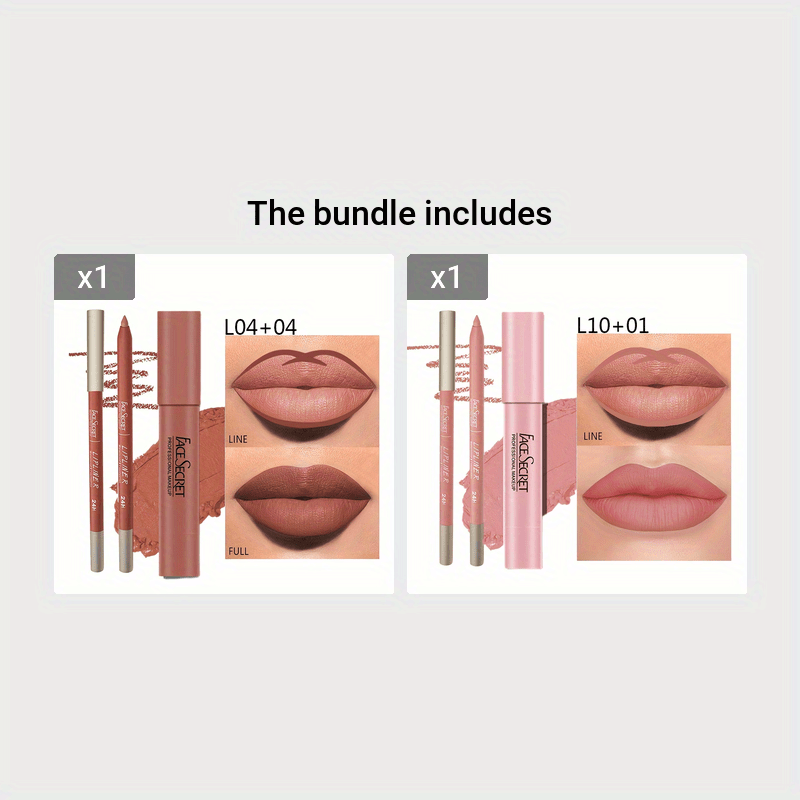 Nude Glam Duo Lip Set-9