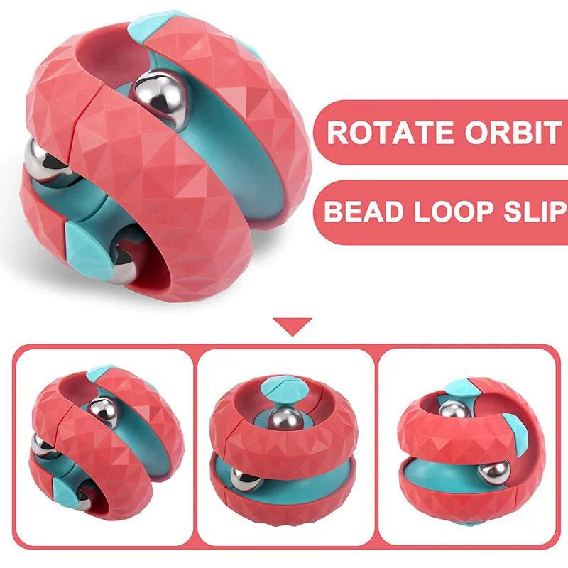 Orbit Ball Toy Fidget Cube Spinning Toy-4