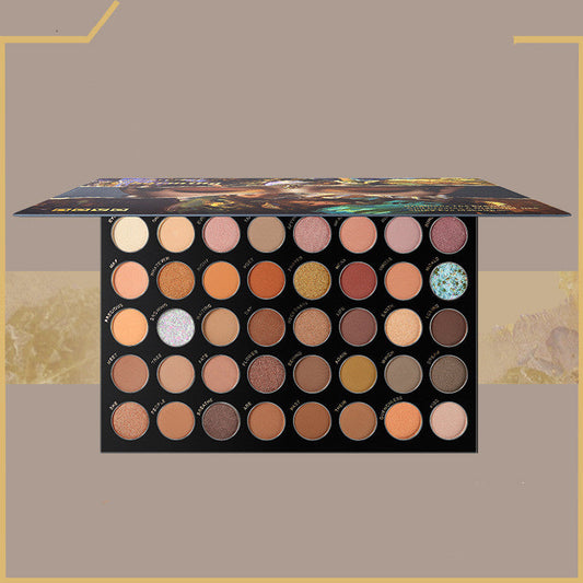 Pearly Earth Color Multi-color Eyeshadow Palette-0