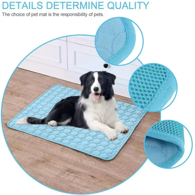 Pet Ice Silk Cooling Mat for Dogs and Cats-2