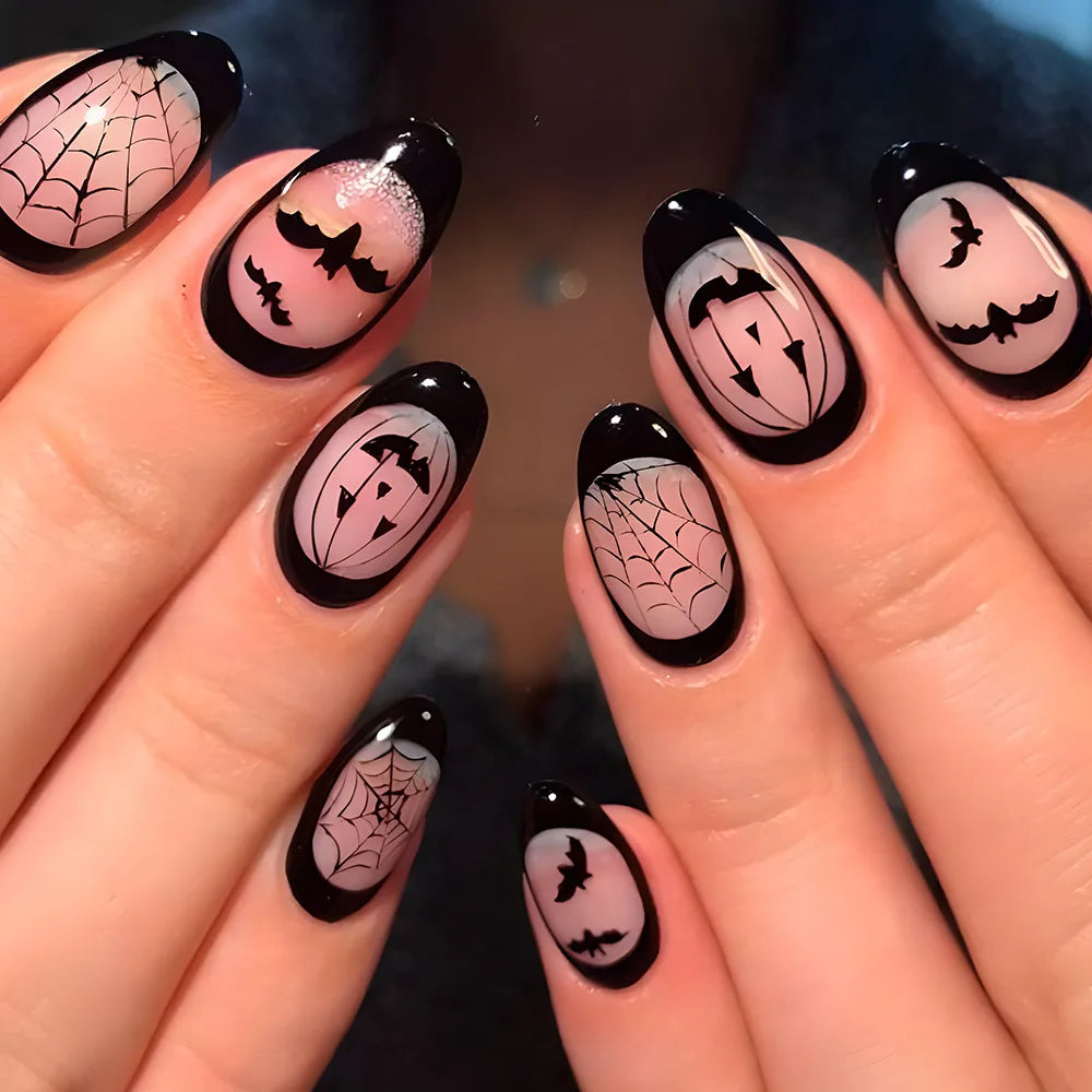 Pumpkin & Ghost Press-On Nails-3