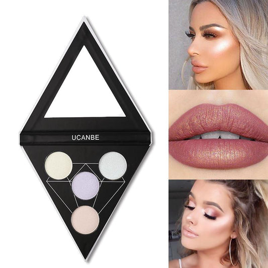 Pyramid Prism DuoChrome Highlighter Palette-0