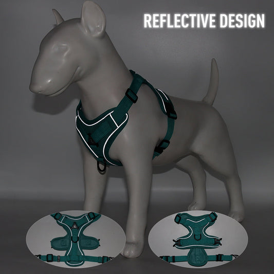 Reflective Vest-Style Harness for Small to Medium Dogs-0