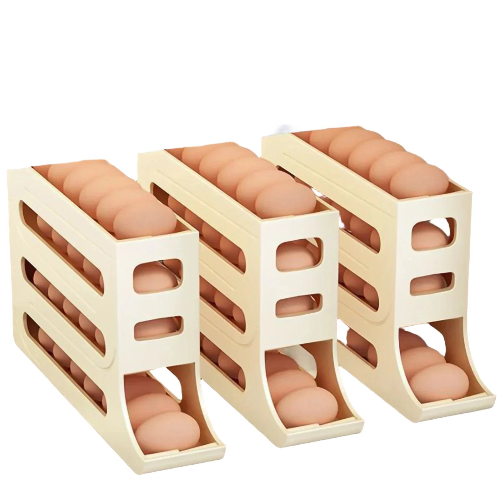 Refrigerator 4-Layer Automatic Egg Roller Sliding Tray-1