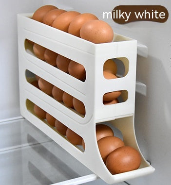 Refrigerator 4-Layer Automatic Egg Roller Sliding Tray-6