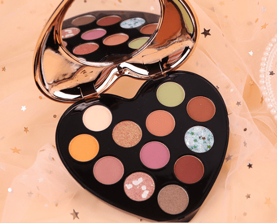 Romantic 12-Color Eye Shadow Palette-4