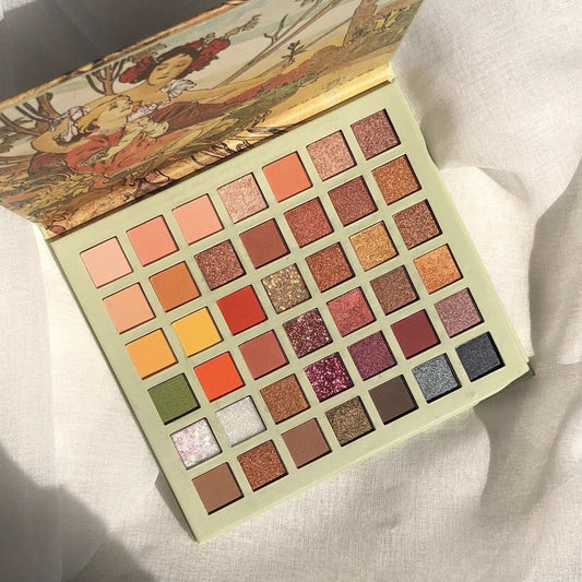 Rose Gold 42-Color Bead Eyeshadow Palette-0