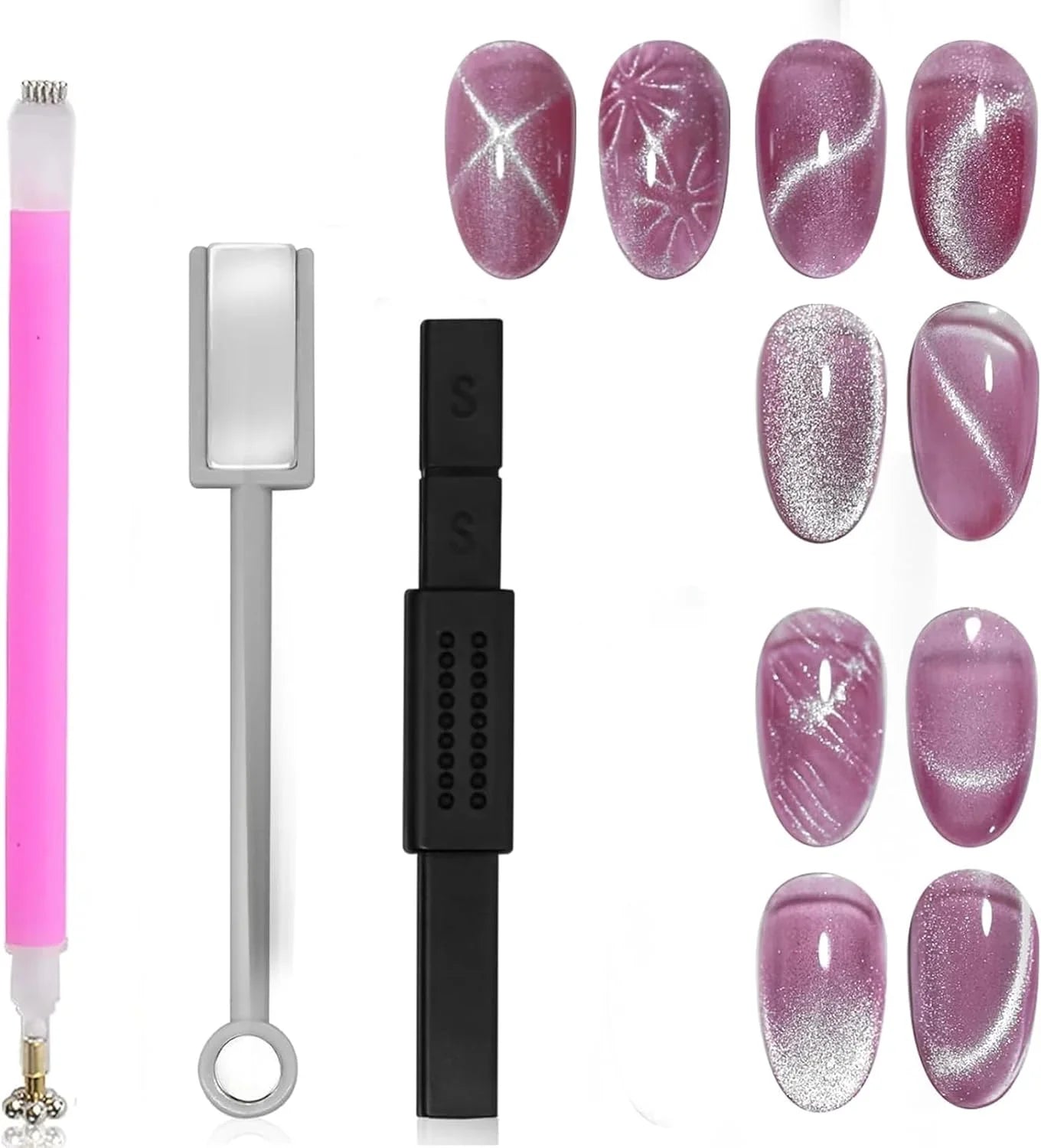 Maychao 12ml Cat Eye Gel Nail Polish Rainbow Effect-62