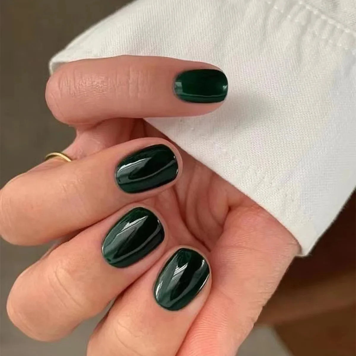 Glossy Acrylic Press On Nails-42